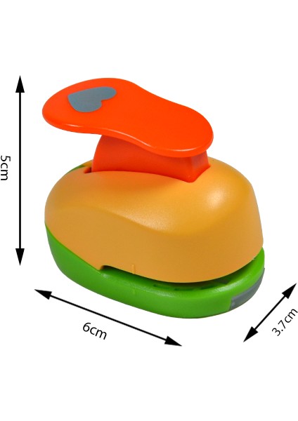 Şekilli Delgeç Kalp 1.3 cm KM8805 fırsatları