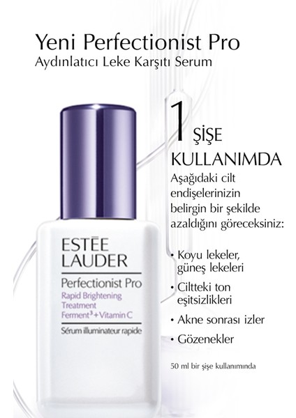 Estee Lauder Perfectionist Pro Leke Karşıtı Tanışma Seti - Güneş Koruyucu Krem 30ML, Aydınlatıcı Leke Serumu 15ML