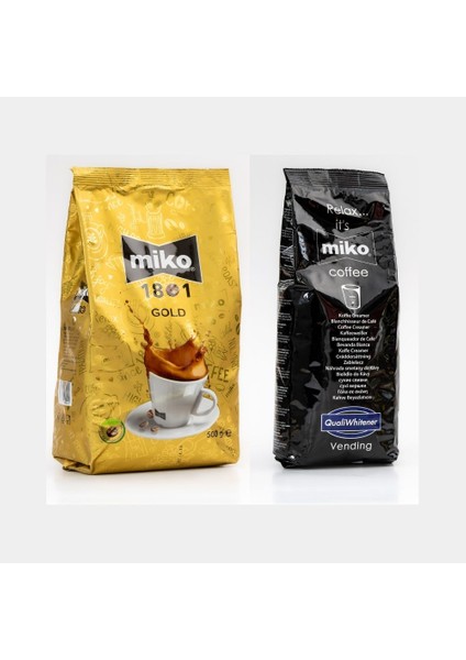 Gold Hazır Kahve 500 gr + Miko Coffee Krema 750 gr