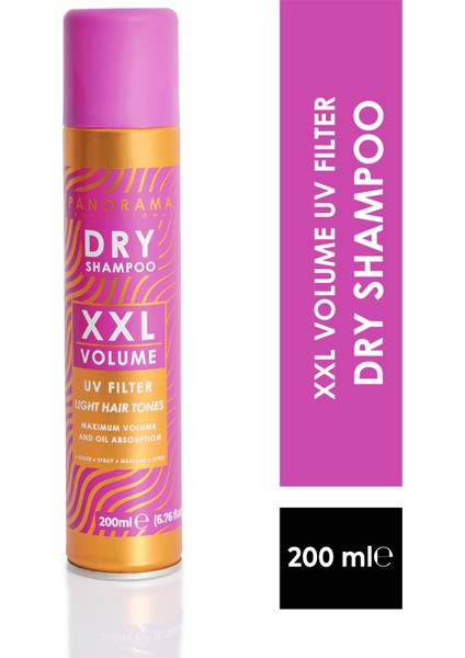 Panorama ProfessionalDry Shampoo Invisible Uv Filtre - Xxl - Clean And Fresh 3'lü Set