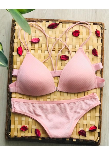 Önden Açmalı Arkası Çapraz Ip Sütyen Takımı fiyatları