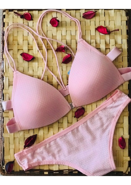 Önden Açmalı Arkası Çapraz Ip Sütyen Takımı modelleri