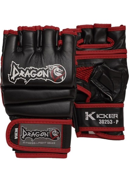 Kicker Mma Eldiven, Bandaj ve Dişlik Üçlü Koruma Gloves Giftoom Mma , Kickboks , Boks indirimleri