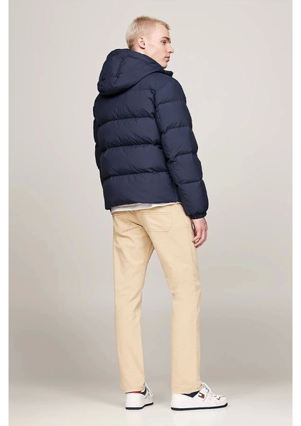 Tommy Hilfiger Erkek Essential Lacivert Mont modelleri