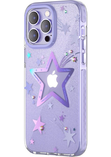 iPhone 14 Pro Kılıf Kingxbar Star Serisi Desenli Kapak