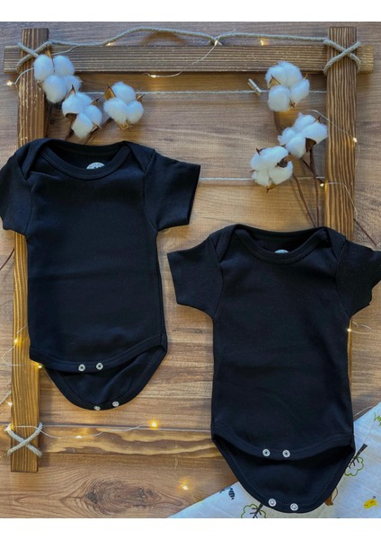 Kısa Kollu 2'li Organik Pamuk Çıtçıtlı Bebek Body&zıbın fiyatları