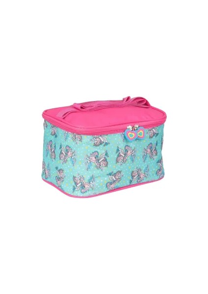 Unicorn Pembe Yeşil Kız Çocuk Ilkokul Sırt Çantası ve Beslenme Çantası 2li Set modelleri