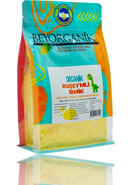 Organik İrmik Ruşeymli 350gr