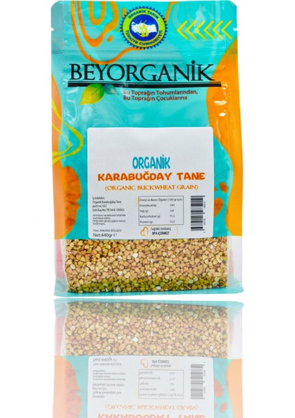 Organik Karabuğday Tane 440gr