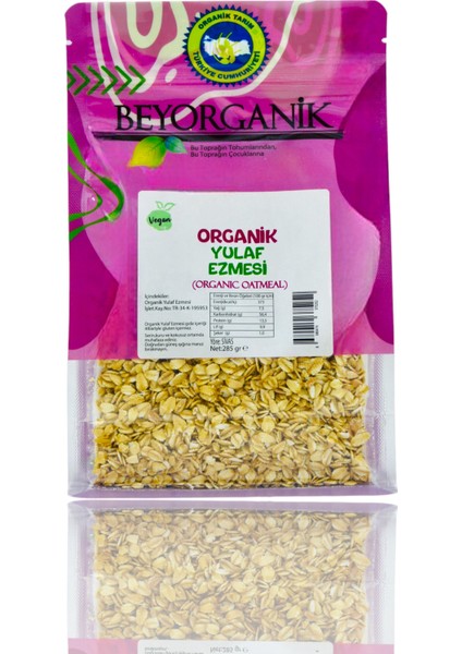 Organik Yulaf Ezmesi 285 gr * 3'lü Paket