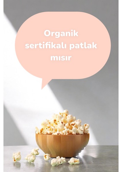 Organik Patlak Mısır 500gr