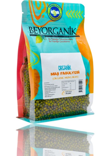 Organik Maş Fasulyesi 500gr