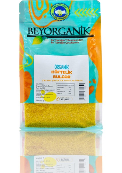 Organik Köftelik Bulgur 500gr