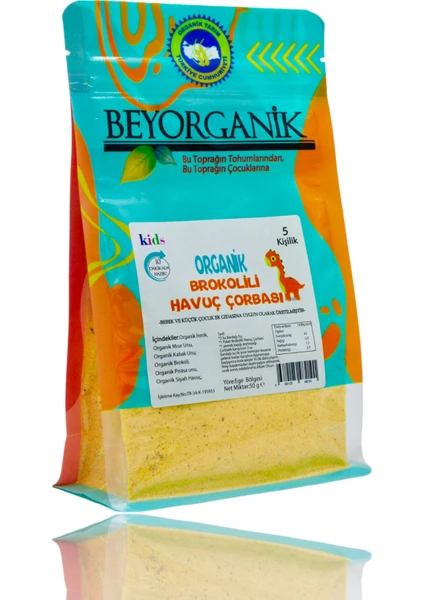 Organik Brokolili Havuç Çorbası 50gr (10 Dakikada Hazır)