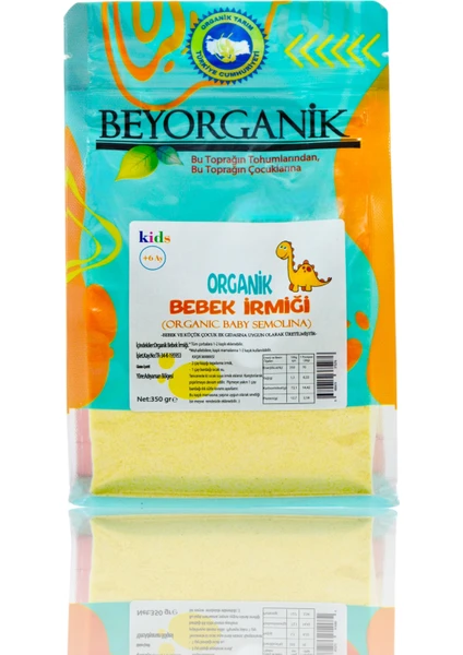 Organik Bebek Irmik 350gr 3*lü Paket