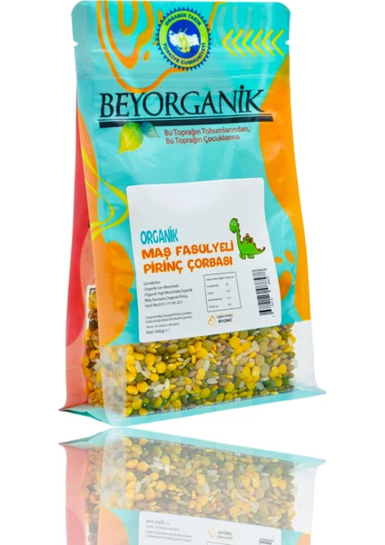 Organik Maş Fasulyeli Pirinç Çorbası 160gr