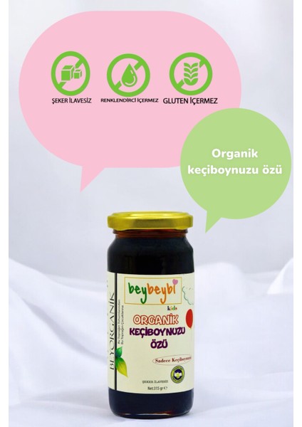 Organik Keçiboynuzu Özü %100 Keçiboynuzu Soğuk Pres 315ml