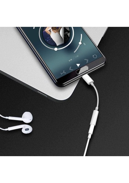 iPhone 15 & 16 Serisi / Samsung / Xiaomi / Huawei Usb-C To 3.5mm Kulaklık Dönüştürü (Dac Chip)