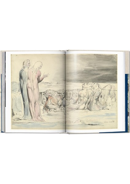 William Blake. Dante’s ‘divine Comedy’. The Complete Drawings (Kapak Değişebilir)