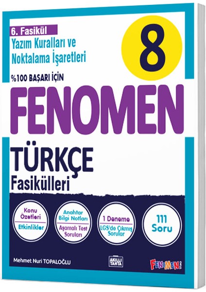 8. Sınıf Fenomen Türkçe 6 Fasikül