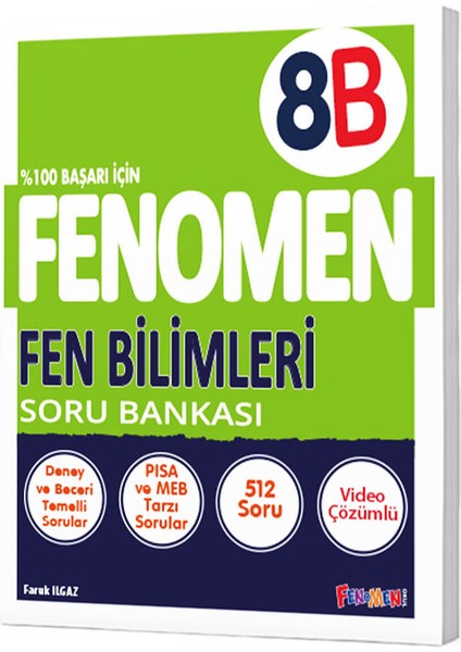 Fenomen 8. Sınıf Fen Bilimleri (B) Soru Bankası