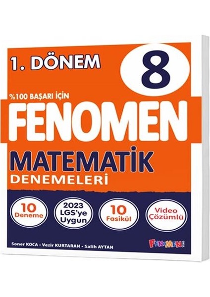 Fenomen 8. Sınıf Lgs 1. Dönem Matematik Denemeleri