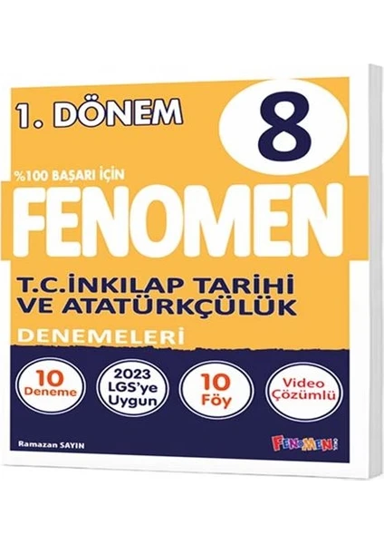 Fenomen Yayıncılık Fenomen 8.sınıf1.dönem Inkilap Tarihi Veatatürkçülükdenemeleri