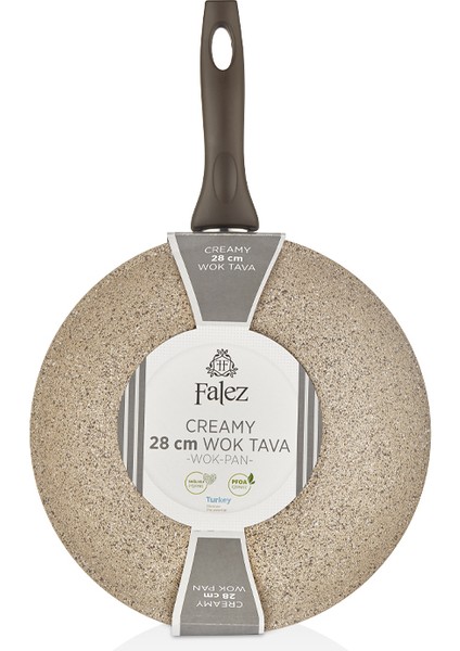 Creamy Granit Wok 28 Cm Tava