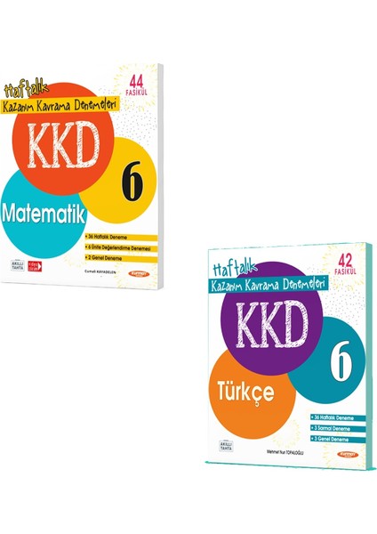 6.Sınıf Matematik Türkçe Kazanım Kavrama Deneme KKD Seti 2023