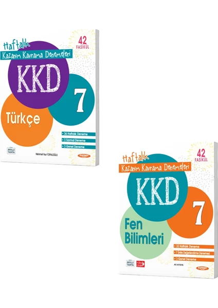 Kurmay Yayınları 7.Sınıf 2023 Türkçe Fen Bilimleri Kazanım Kavrama Deneme KKD Seti