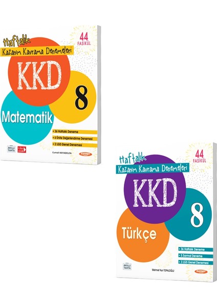 8.Sınıf 2023 Matematik Türkçe Kazanım Kavrama Deneme KKD Seti