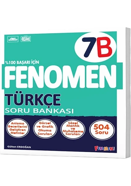 Gama Yayınları Fenomen 7. Sınıf Türkçe Soru Bankası