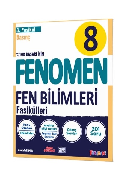 8. Sınıf 2023 Fen Bilimleri 3. Fasikül Basınç