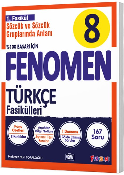 8. Sınıf Türkçe 1. Fasikül Sözcük ve Sözcük Gruplarında Anlam 2023