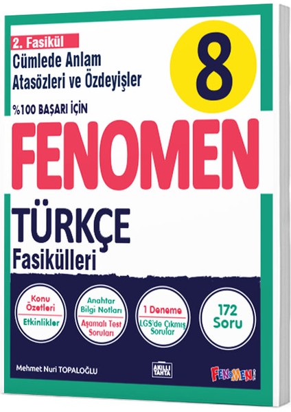 Okul 8. Sınıf Türkçe 2. Fasikül Cümlede Anlam, Atasözleri ve Özdeyişler 2023