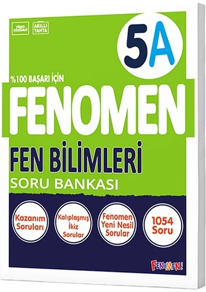 Fenomen Yayıncılık 5. Sınıf Fen Bilimleri Soru Bankası (A)