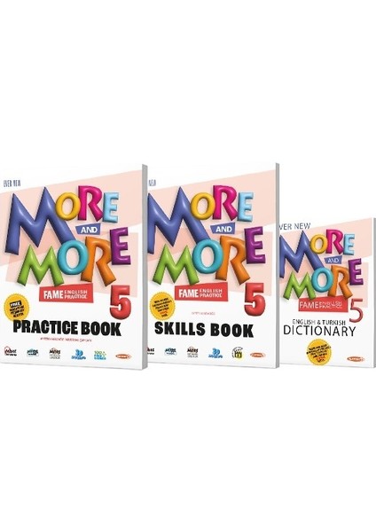 Kurmay Yayınları 5.Sınıf More & More Englısh Practıce Book + Dıctıonar