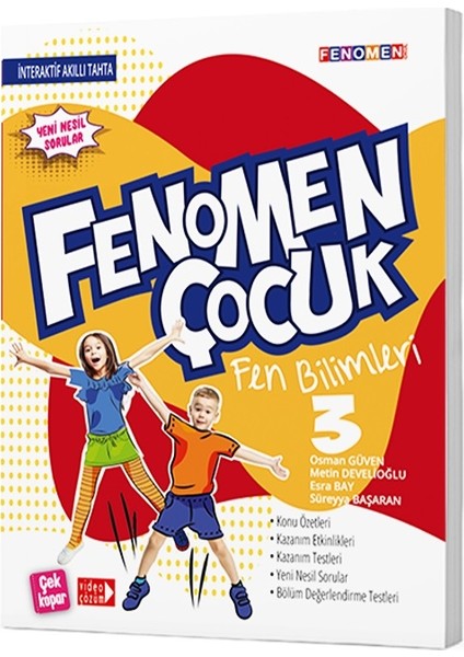 Fenomen Çocuk 3. Sınıf Fen Bilimleri