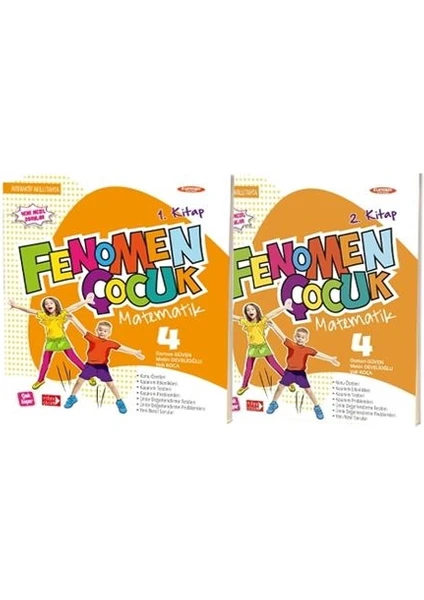 Gama Yayınları Fenomen Çocuk 4. Sınıf Matematik 1. ve 2. Kitap