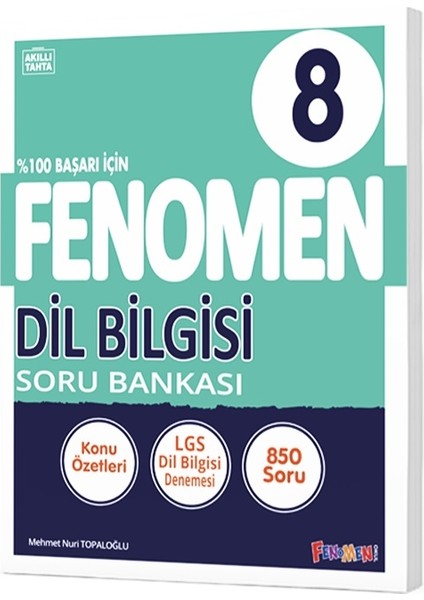 8. Sınıf Dil Bilgisi Fenomen Soru Bankası Yeni 2022