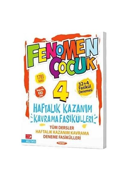 Fenomen Çocuk Yayınları Haftalık Kazanım Kavrama Fasikülleri Tüm Dersler