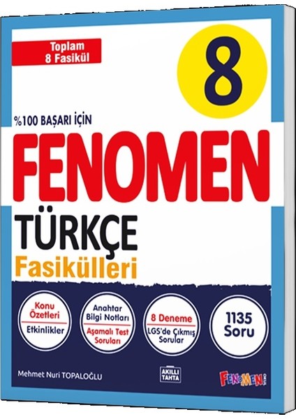 Fenomen Yayıncılık 8. Sınıf TÜRKÇE FASİKÜL