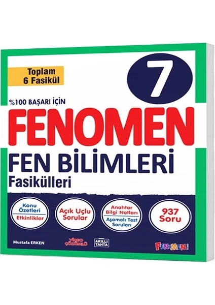 7 Fen Bılımlerı Fasıküllerı (Toplam 6 Fasıkül) 2024 Basım