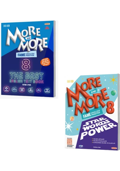 Kurmay Yayınları 8.Sınıf LGS Star Words Power + Fame Test Book 2023