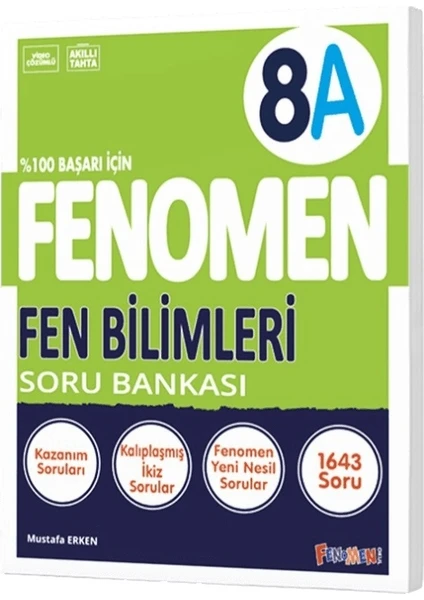 Gama Yayınları Fenomen 8. Sınıf LGS Fen Bilimleri Soru Bankası (A)