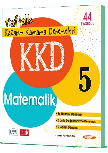 Kurmay Yayınları KKD 5.Sınıf Matematik Haftalık Kazanım Kavrama Denemeleri