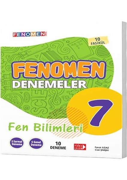 7.Sınıf Fenomen Fen Bilimleri Denemeler (10 Deneme) - Gama Yayın