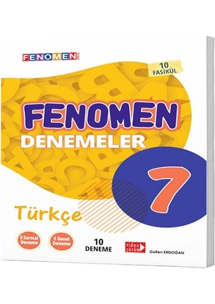 Fenomen Yayıncılık 7.Sınıf Fenomen Türkçe 10 Deneme