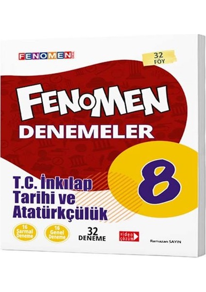 8. Sınıf Fenomen İnkılap Tarihi ve Atatürkçülük 32 Deneme