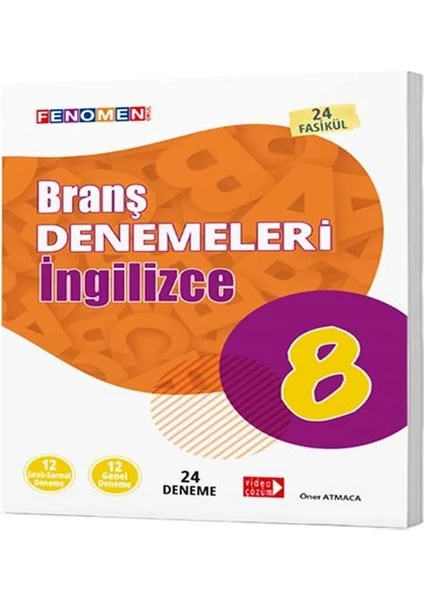 Gama Yayınları 8. Sınıf Fenomen İngilizce 24 Deneme